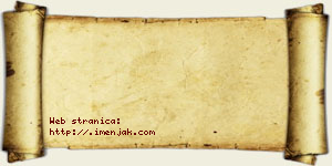 Olga Bakić vizit kartica